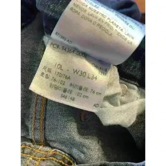 Levi Signature Modern Boot Cut 30/34 Womens Medium Denim - Picture 3 of 8